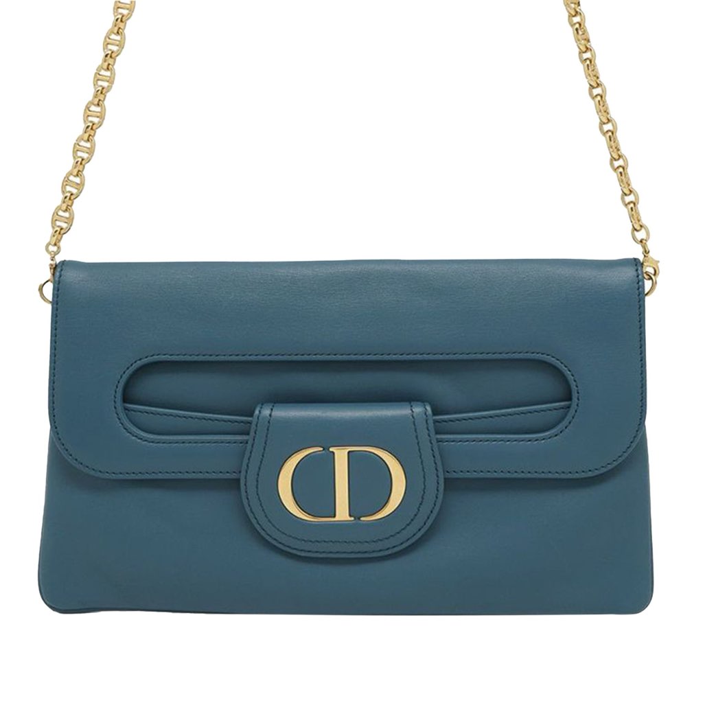 Dior Medium Calfskin DiorDouble Chain Bag