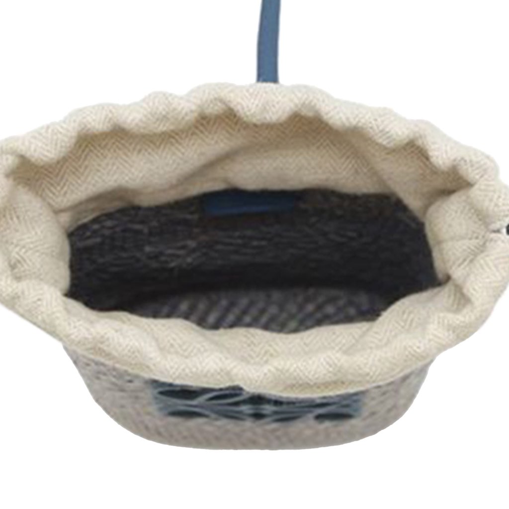 Loewe Anagram Iraka Palm Square Pocket Bucket Bag - 4