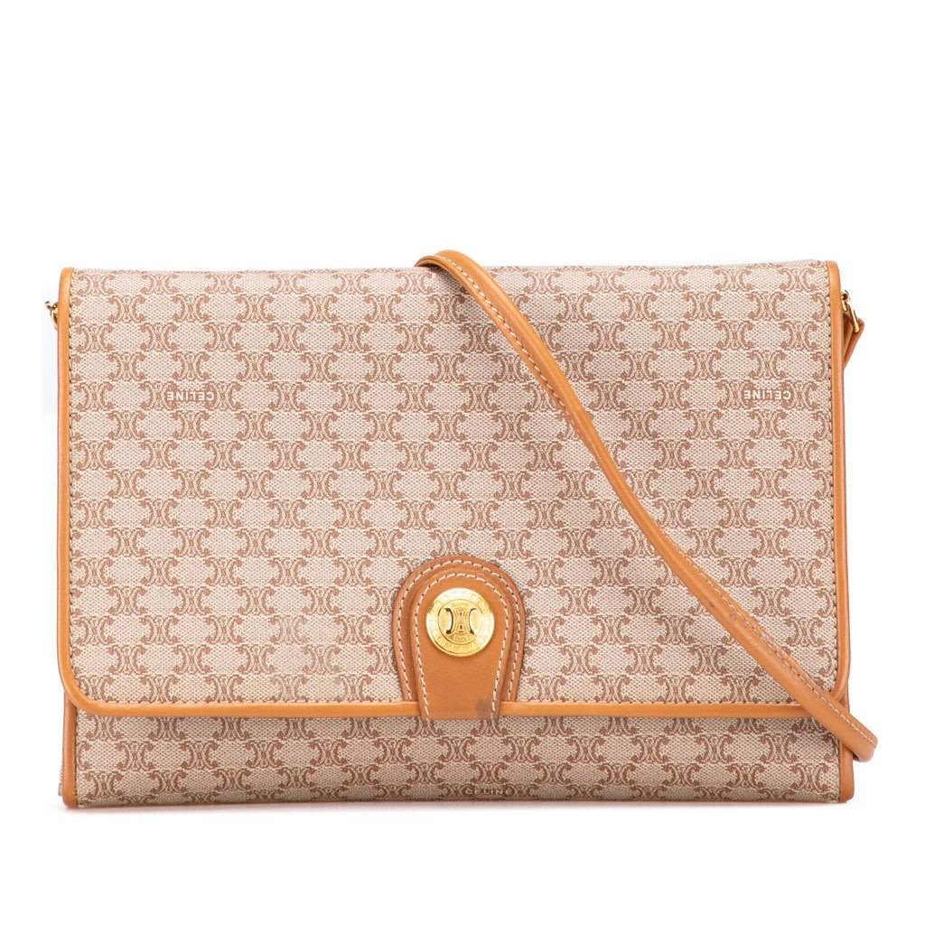 Celine Macadam Coated Canvas Crossbody