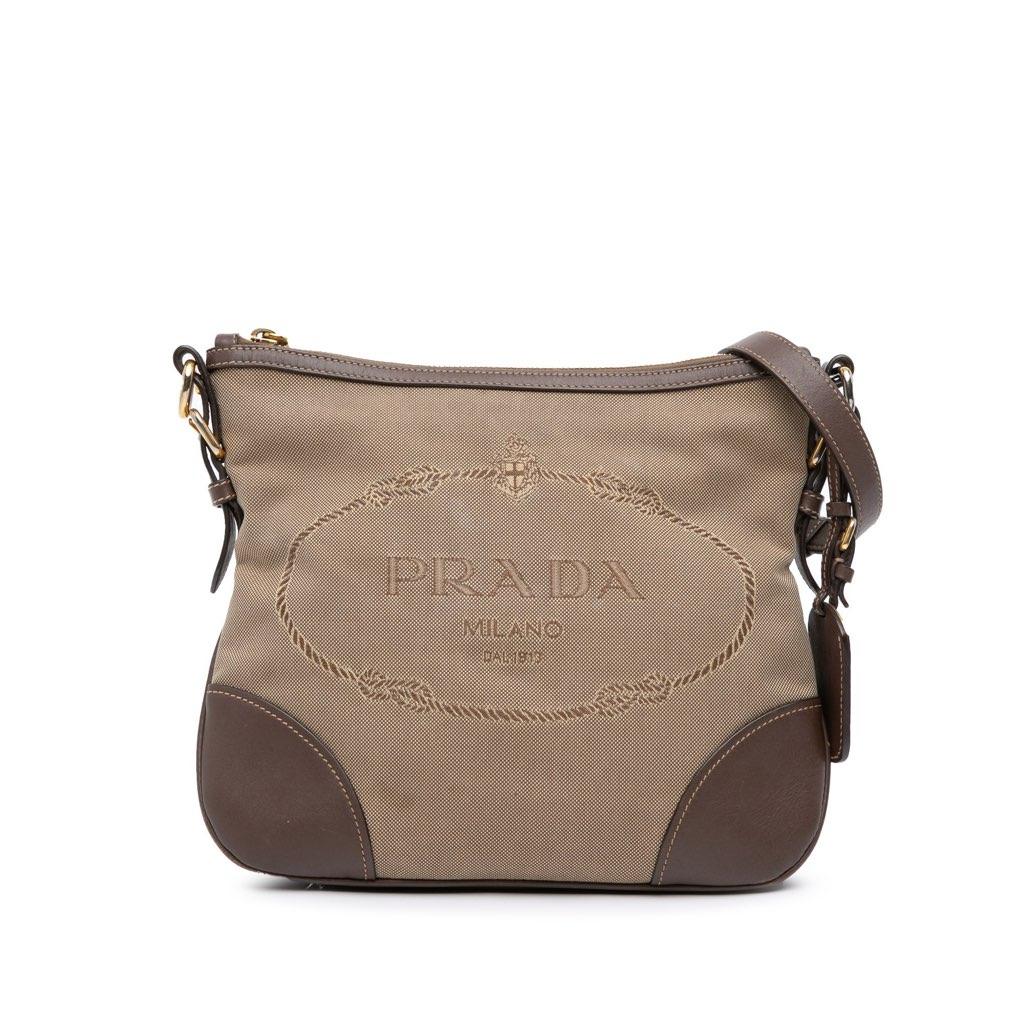 Prada Canvas Canapa Logo Crossbody