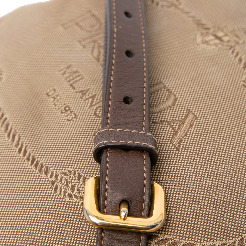 Prada Canvas Canapa Logo Crossbody - Image 12
