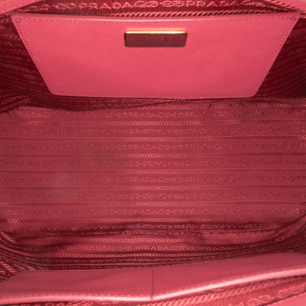 Prada Large Saffiano Lux Galleria Double Zip Tote - 4