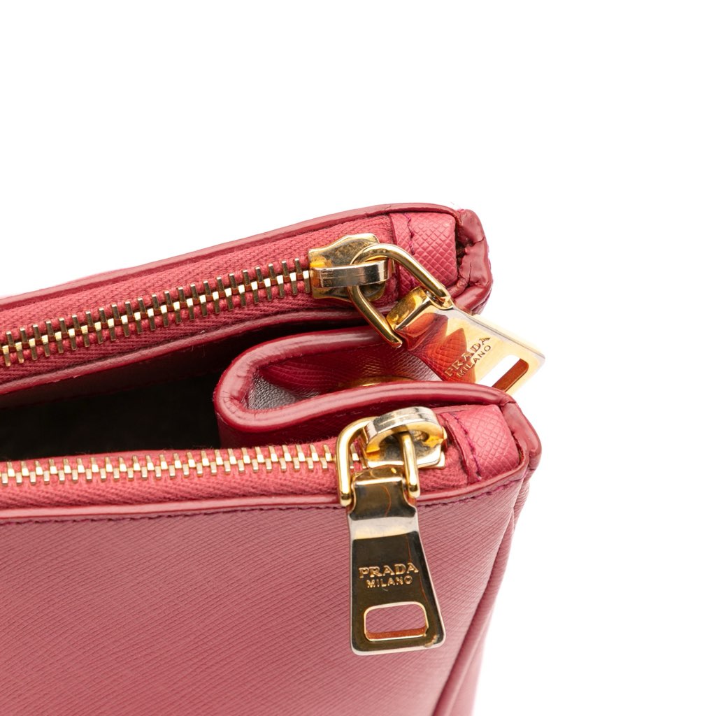 Prada Large Saffiano Lux Galleria Double Zip Tote - Detail 2