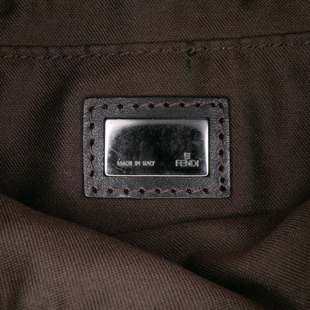 Fendi Zucchino Canvas Crossbody - Side view