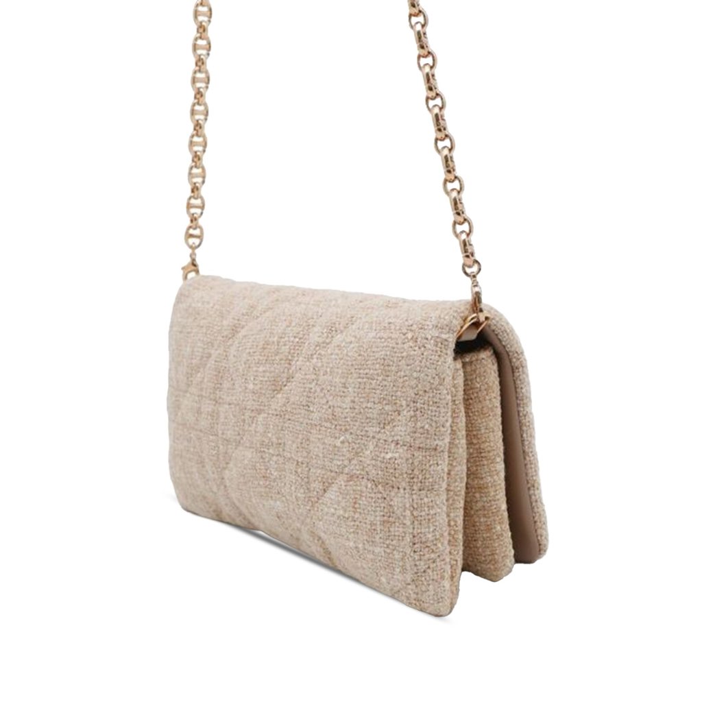 Dior Small Tweed Macrocannage Caro Bag - Back view