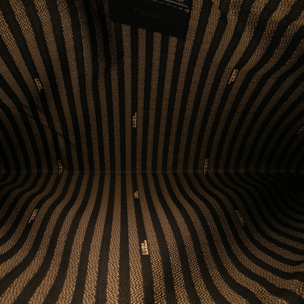 Fendi Sarah Coleman Zucca Coated Canvas Vertigo Shoulder Bag - 4