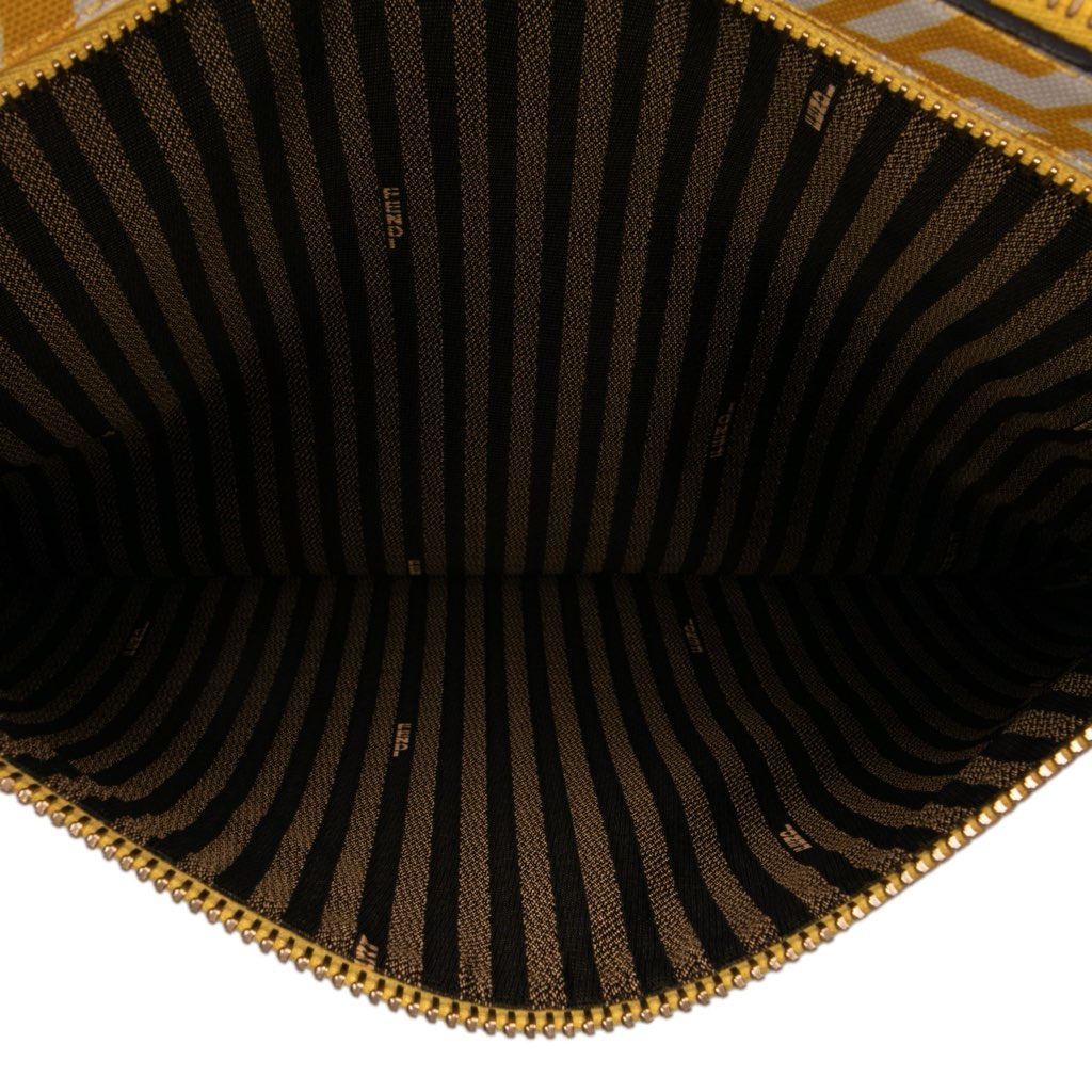 Fendi Sarah Coleman Zucca Coated Canvas Vertigo Shoulder Bag - 5