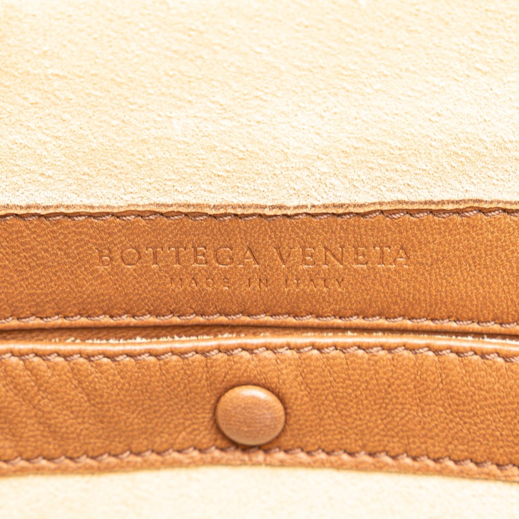 Bottega Veneta Velvet Trimmed Nappa Intrecciato Frame Bag - Side view