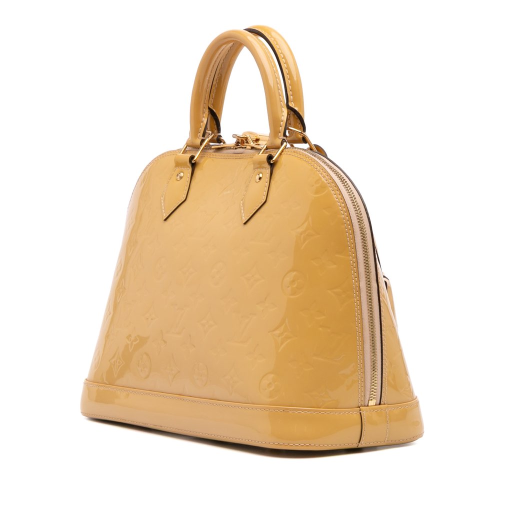 Louis Vuitton Monogram Vernis Alma PM - Back view