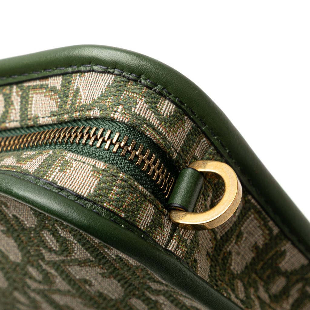 Dior Oblique Canvas Diorquake Clutch - Image 10