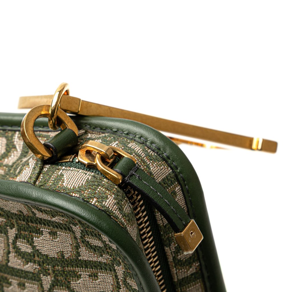 Dior Oblique Canvas Diorquake Clutch - Image 11