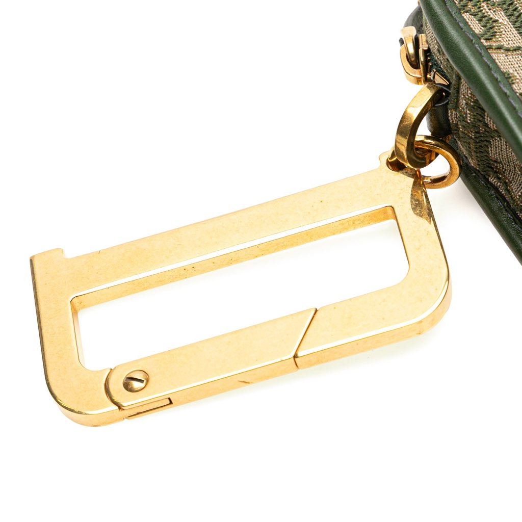 Dior Oblique Canvas Diorquake Clutch - Image 12