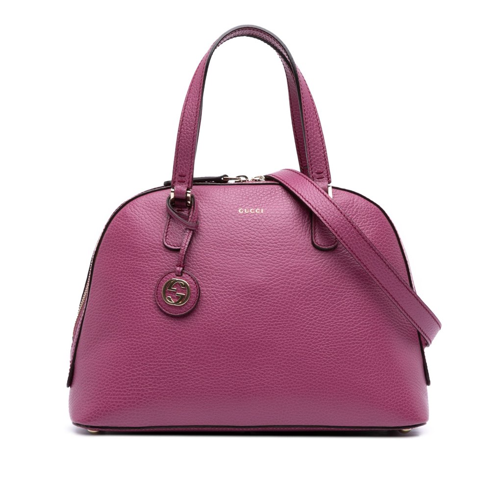 Gucci Dollar Calfskin Lady Dome Satchel