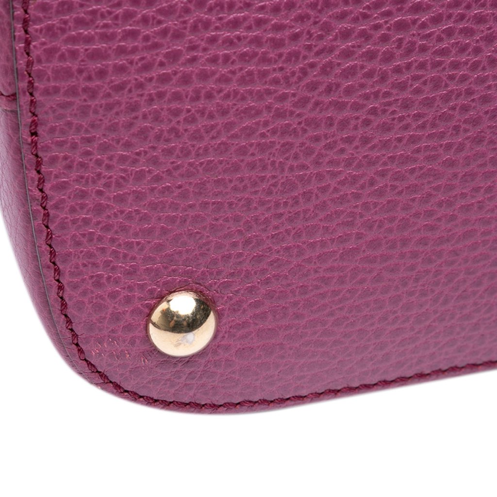 Gucci Dollar Calfskin Lady Dome Satchel - Image 13