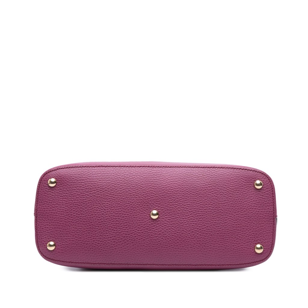 Gucci Dollar Calfskin Lady Dome Satchel - Image 6