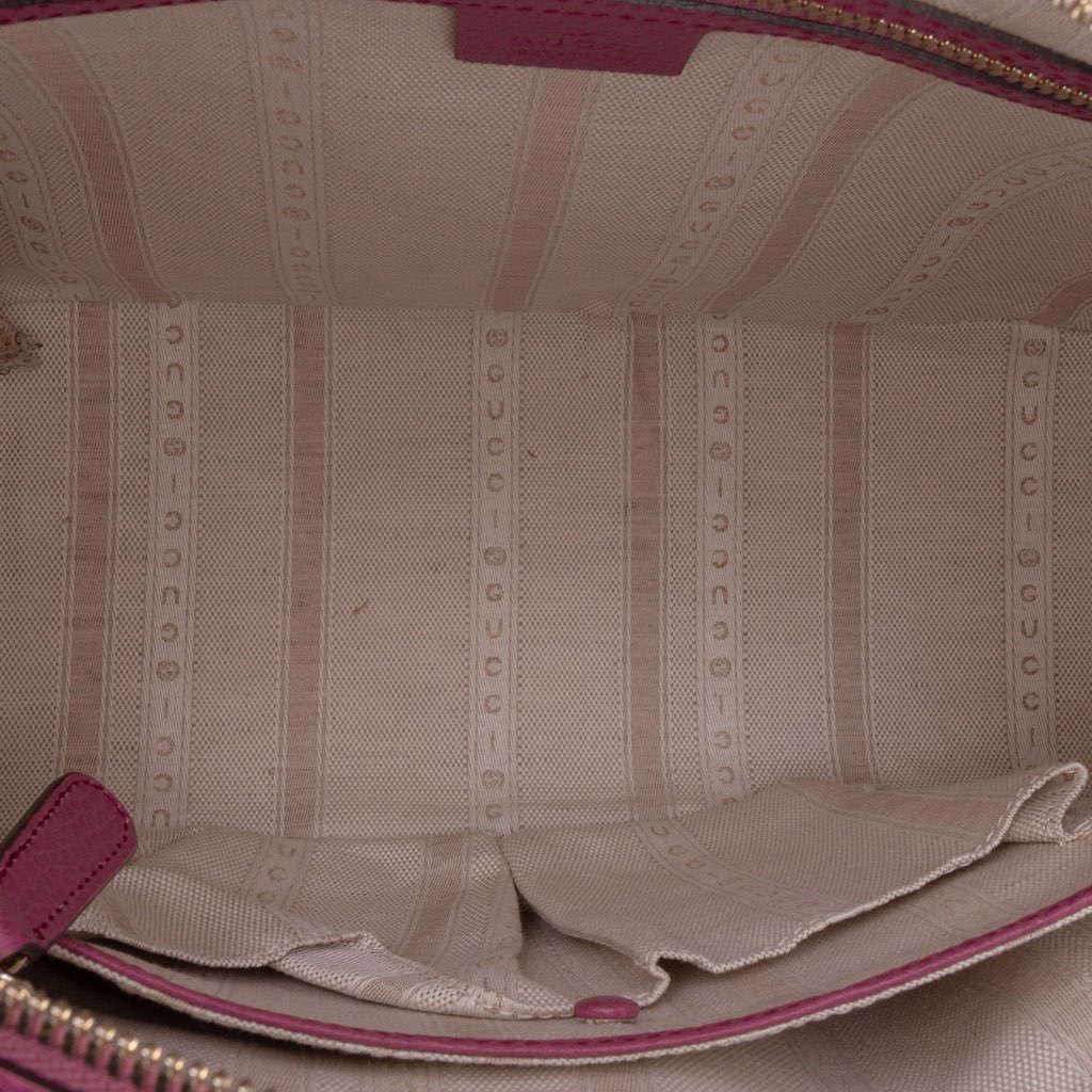 Gucci Dollar Calfskin Lady Dome Satchel - 4