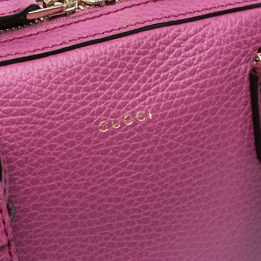 Gucci Dollar Calfskin Lady Dome Satchel - Image 12