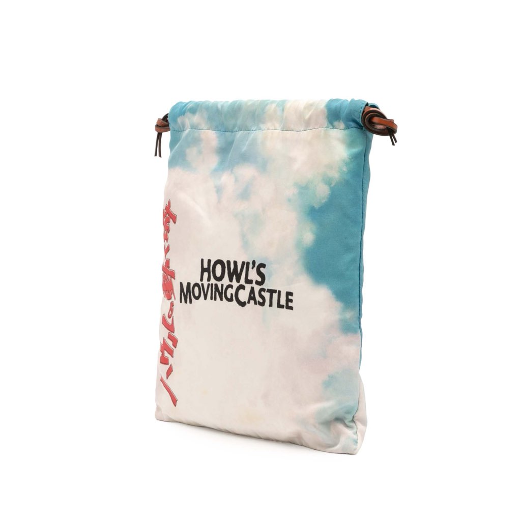 Loewe Studio Ghibli Howls Moving Castle Canvas Drawstring Pouch - 2