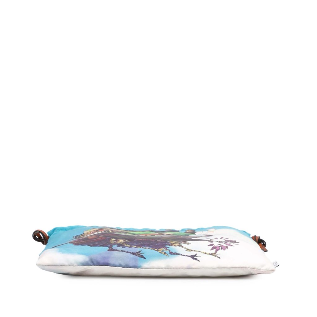 Loewe Studio Ghibli Howls Moving Castle Canvas Drawstring Pouch - 3