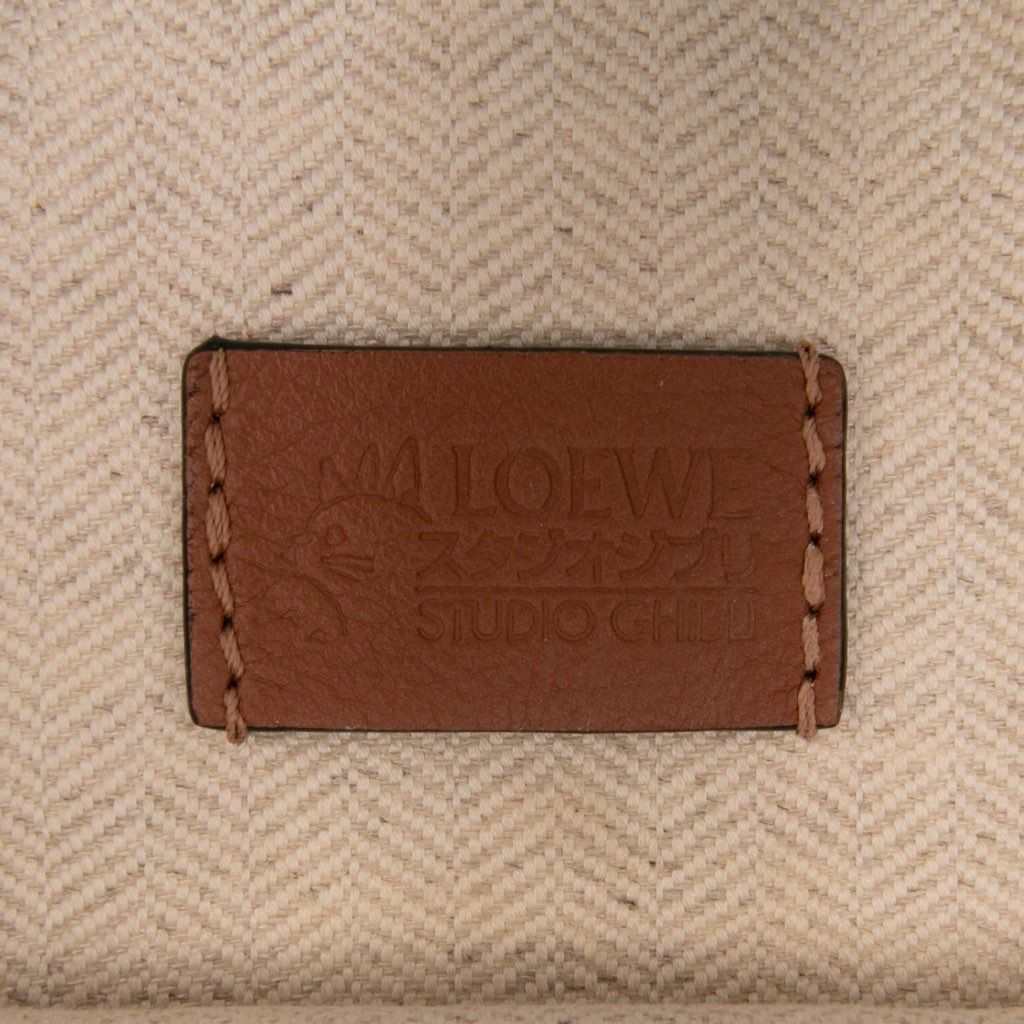 Loewe Studio Ghibli Howls Moving Castle Canvas Drawstring Pouch - 5