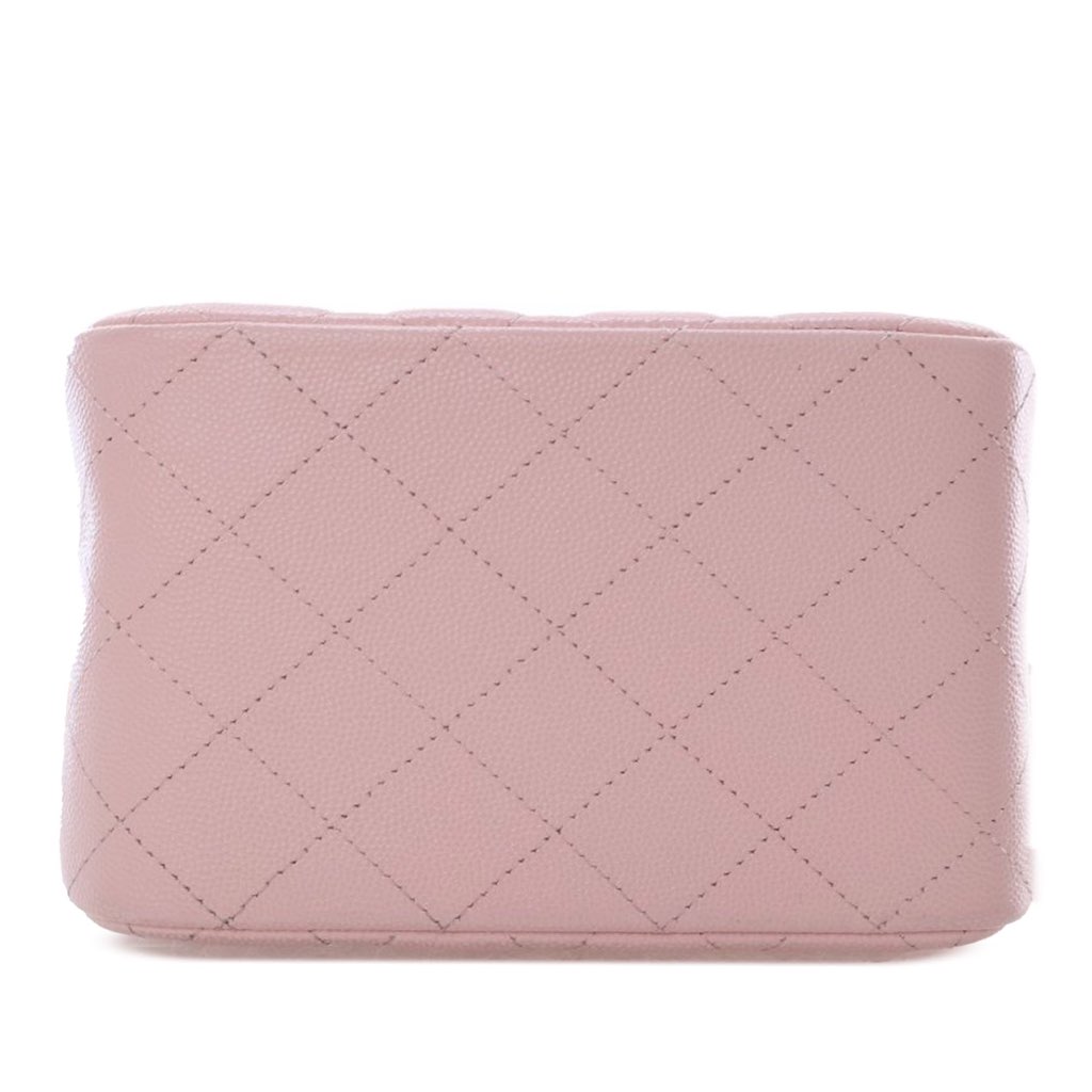 Chanel Mini Quilted Caviar Bucket Bag - 4