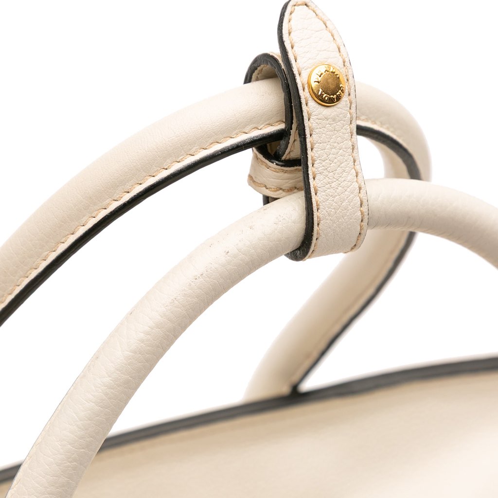 Prada Vitello Daino Zip Top Satchel - Image 10