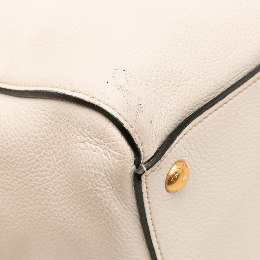 Prada Vitello Daino Zip Top Satchel - Image 12