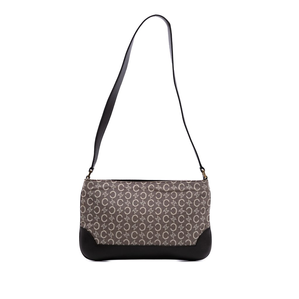 Celine C Macadam Canvas Shoulder Bag