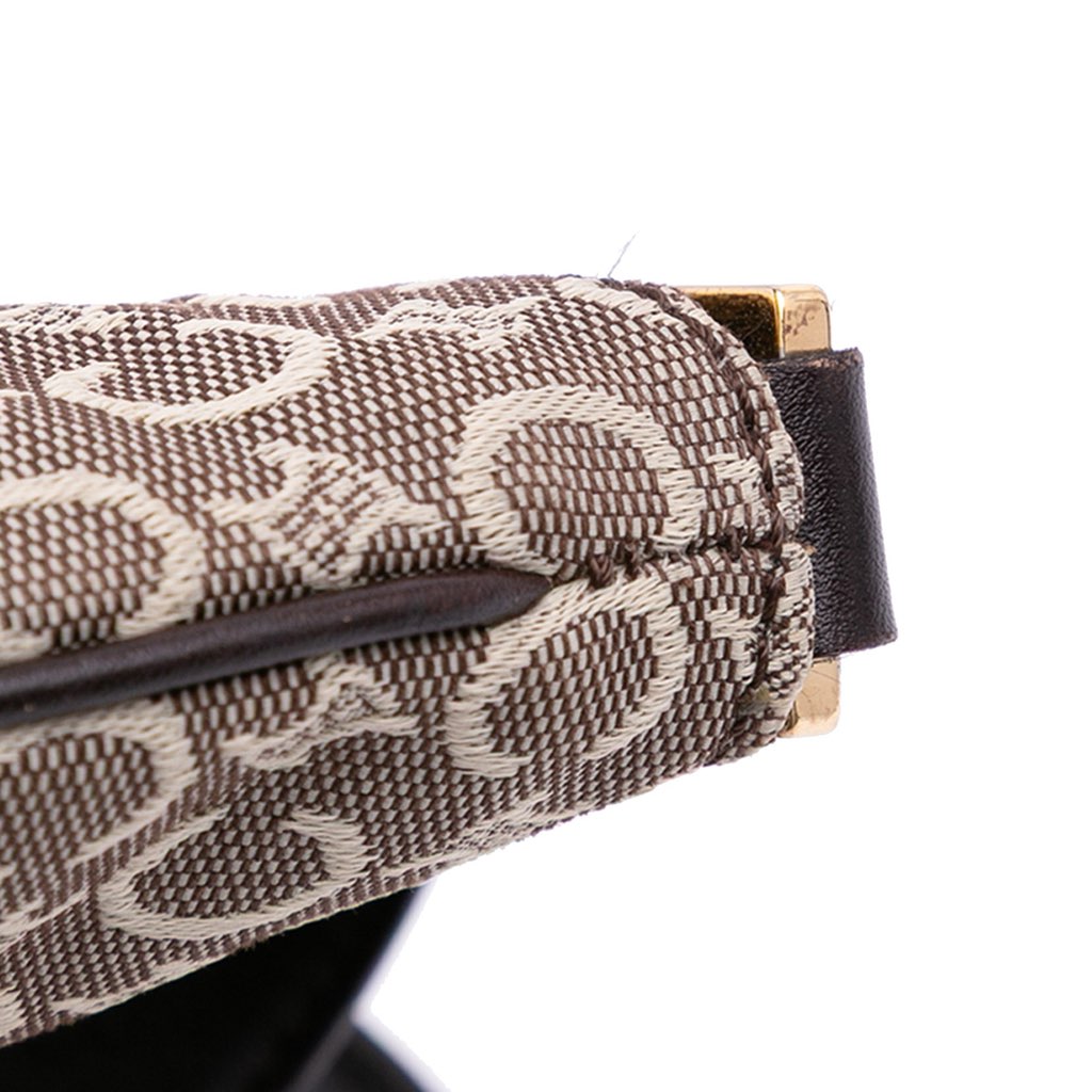 Celine C Macadam Canvas Shoulder Bag - Image 10