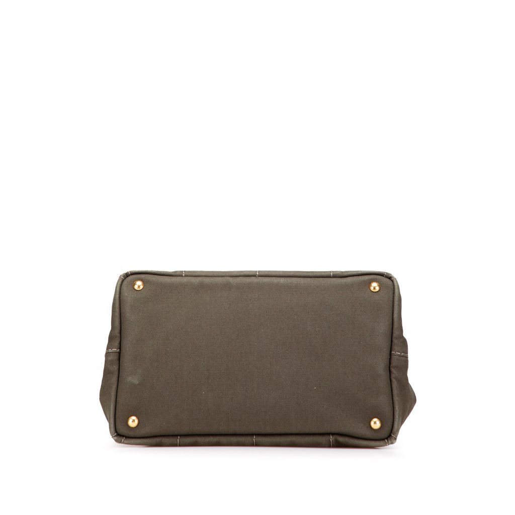 Prada Canvas Canapa Logo Satchel - Image 6