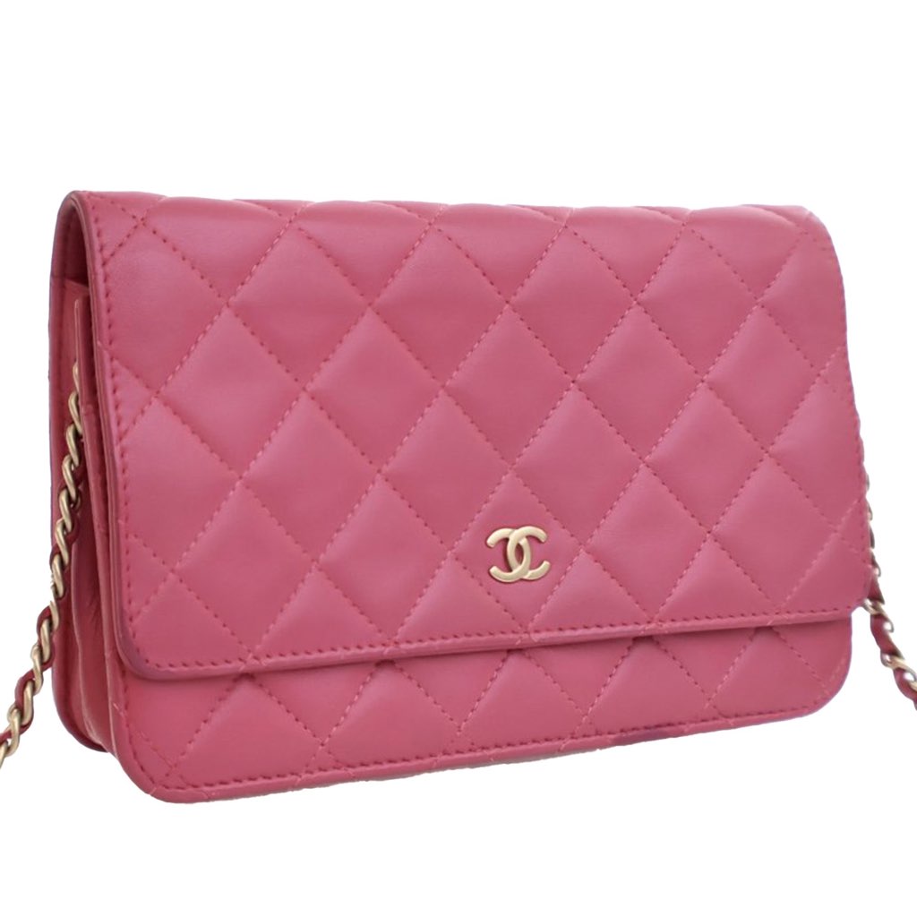 Chanel Classic Lambskin Wallet on Chain - Back view