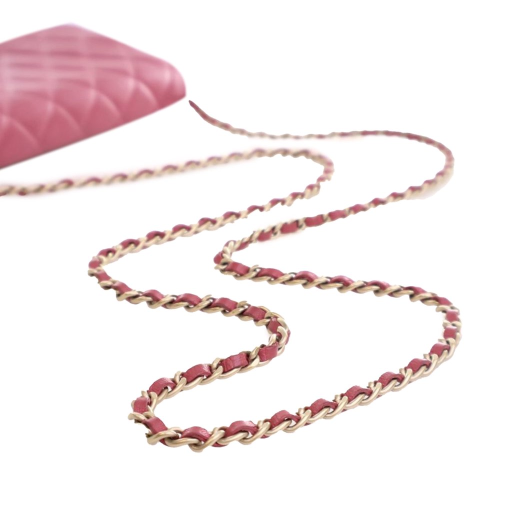 Chanel Classic Lambskin Wallet on Chain - Image 14