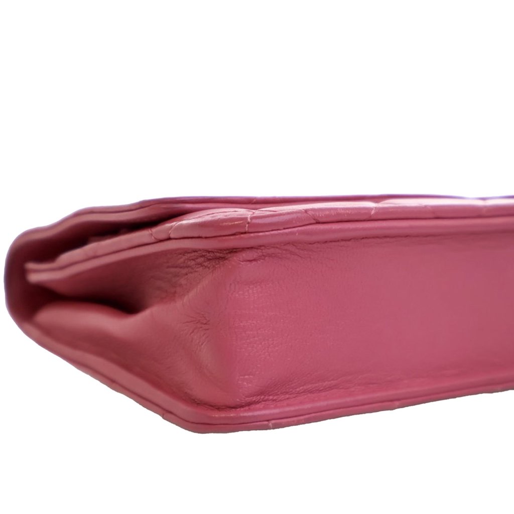 Chanel Classic Lambskin Wallet on Chain - Image 11