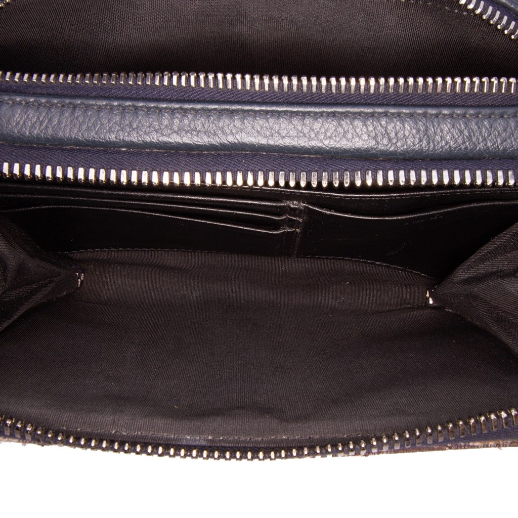 Dior Oblique Canvas Zipped Pouch with Strap - 4