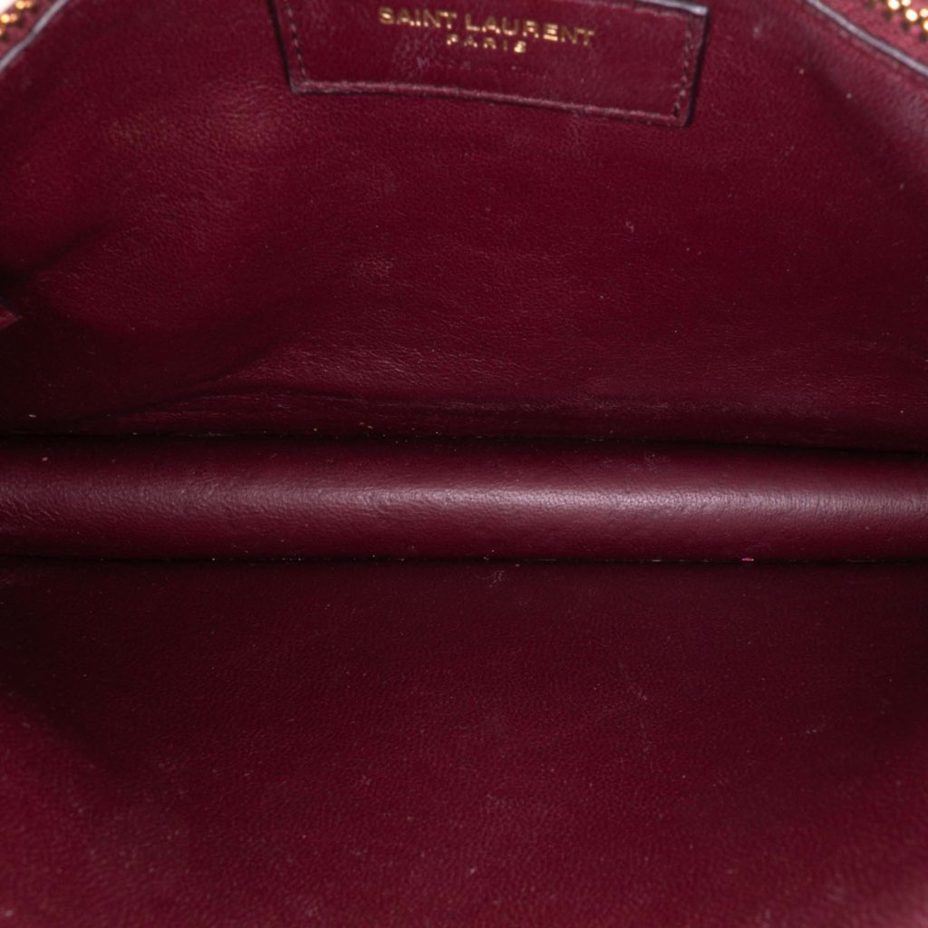 Saint Laurent Calfskin Monogram Cassandra Clasp Bag - 4