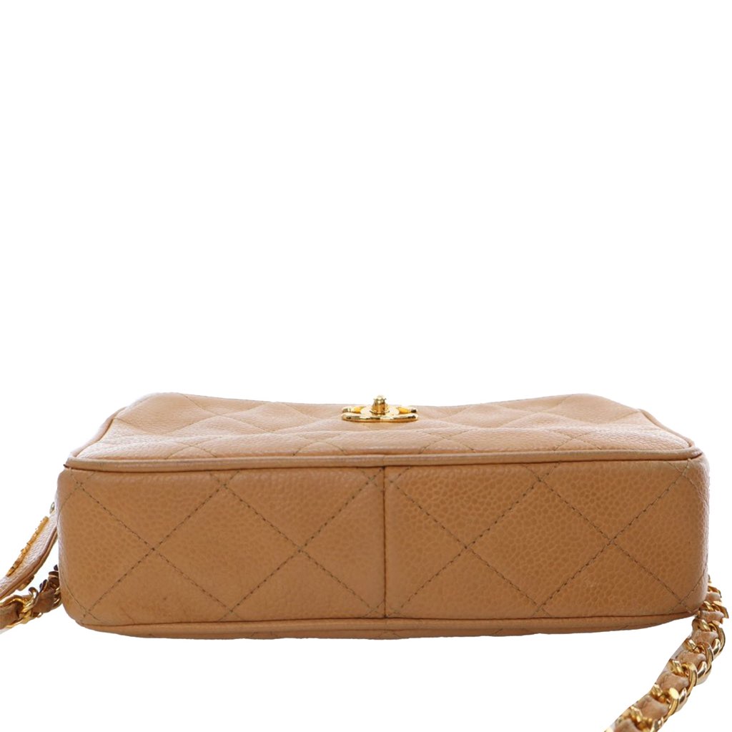 Chanel CC Quilted Caviar Camera Bag - 4