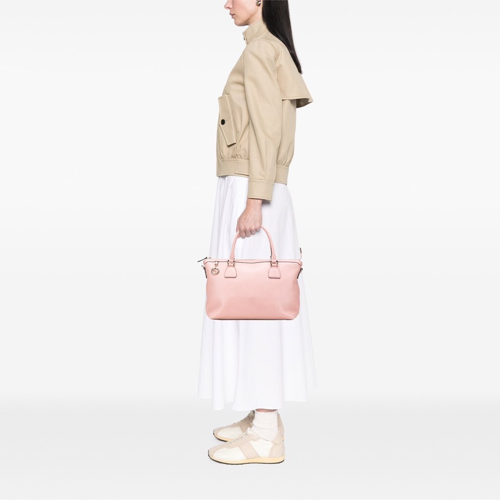 Gucci Dollar Calfskin GG Charm Satchel - Image 15