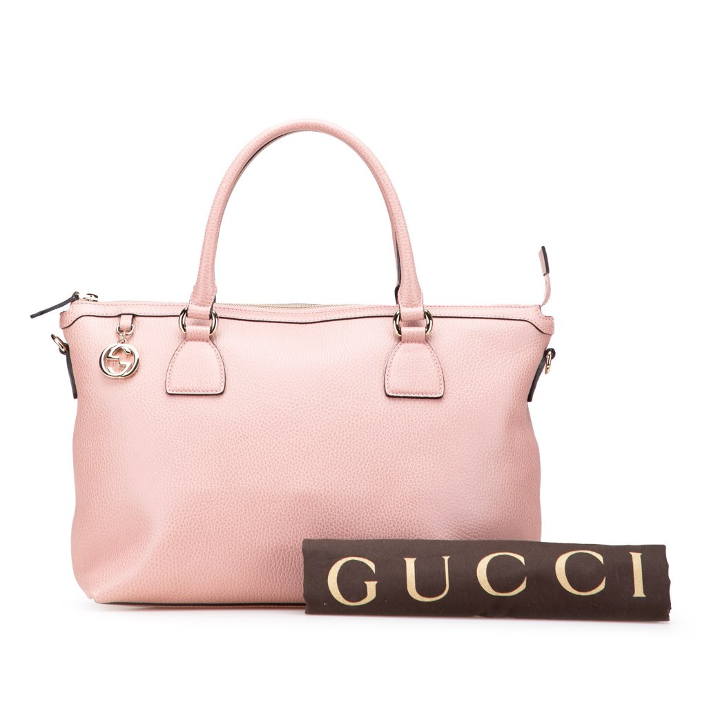 Gucci Dollar Calfskin GG Charm Satchel - Image 16