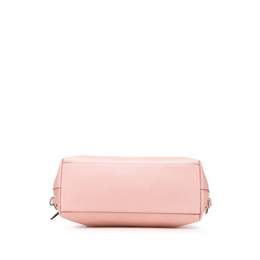 Gucci Dollar Calfskin GG Charm Satchel - Image 6