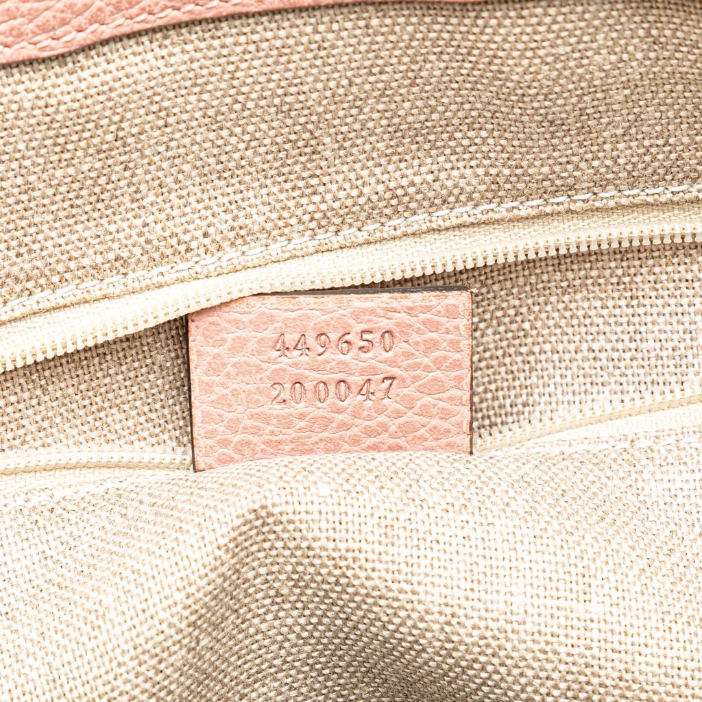 Gucci Dollar Calfskin GG Charm Satchel - Detail 1