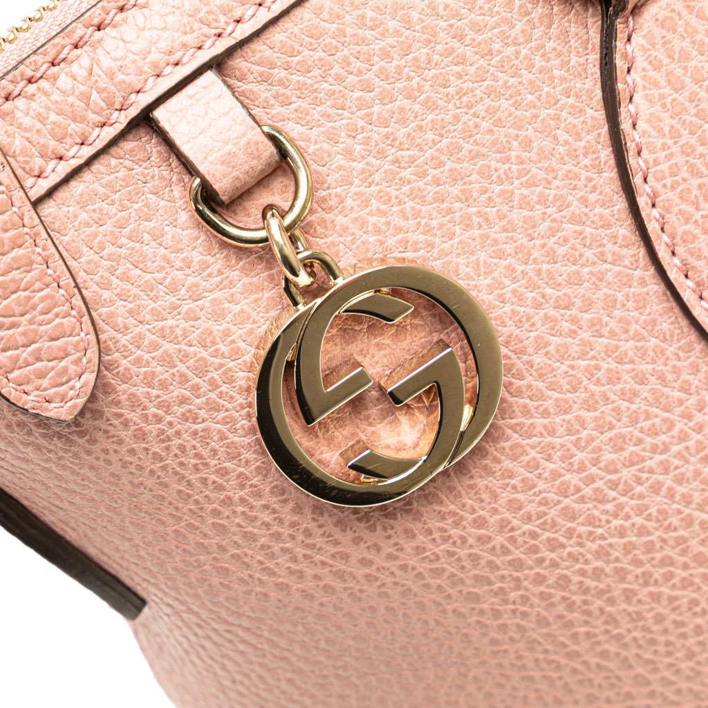 Gucci Dollar Calfskin GG Charm Satchel - Image 11
