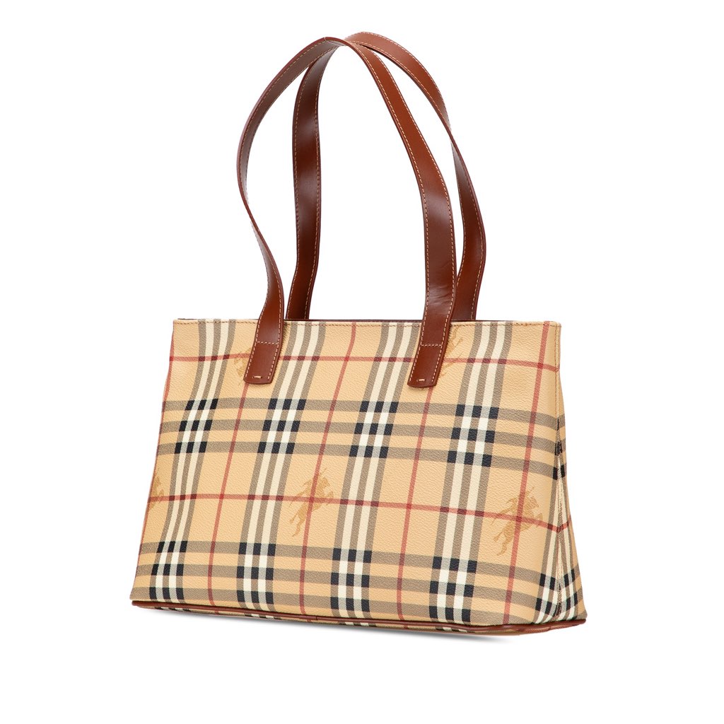 Burberry Haymarket Check Coated Canvas Tote - 2