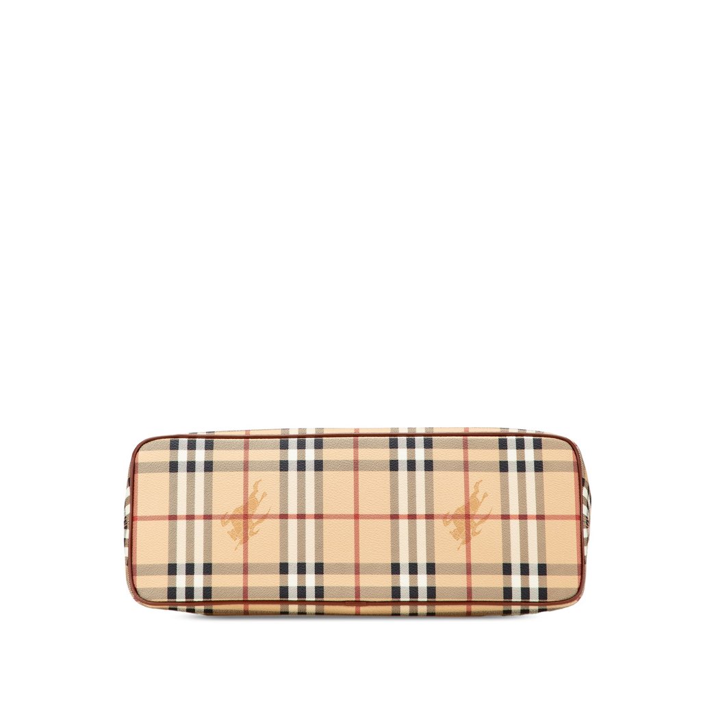 Burberry Haymarket Check Coated Canvas Tote - 3