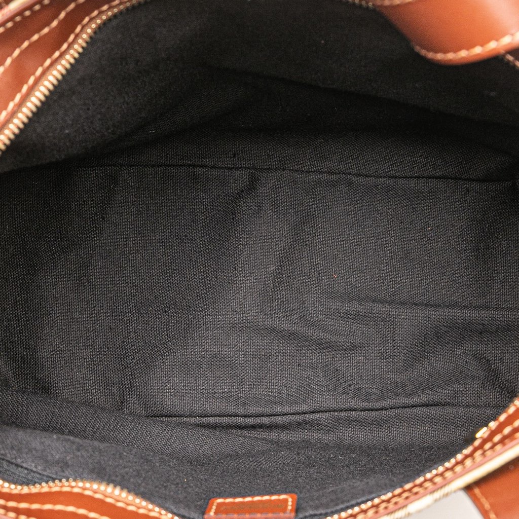 Burberry Haymarket Check Coated Canvas Tote - 4