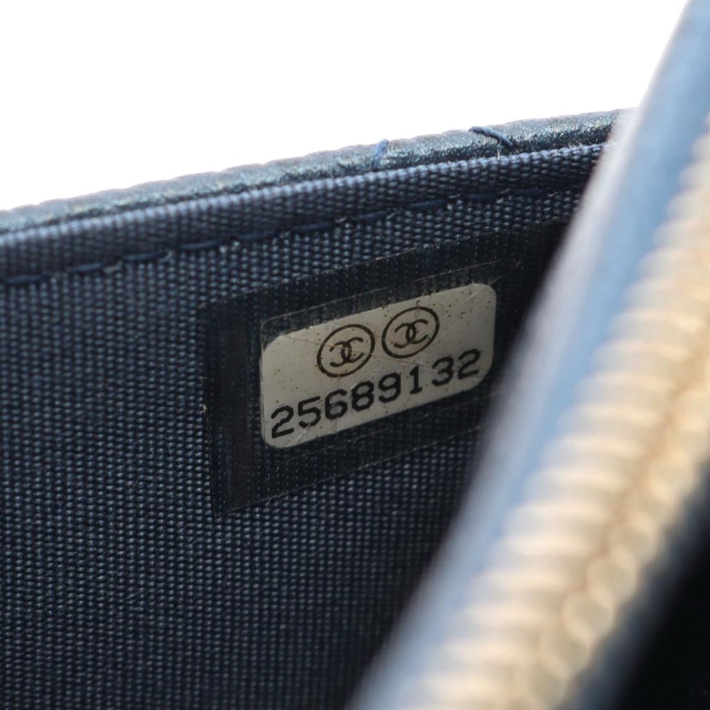 Chanel Quilted Caviar Golden Class Wallet On Chain - 5