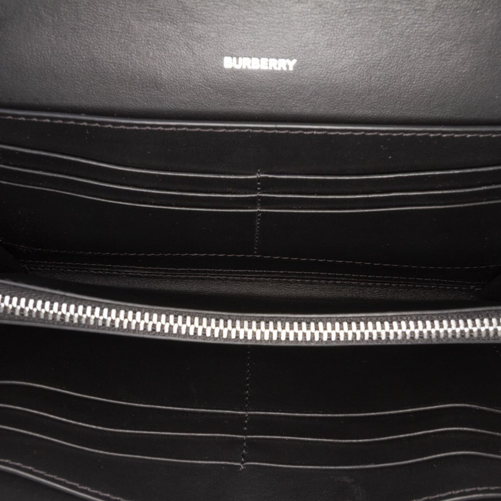 Burberry House Check Coated Canvas Wallet on Strap - 4