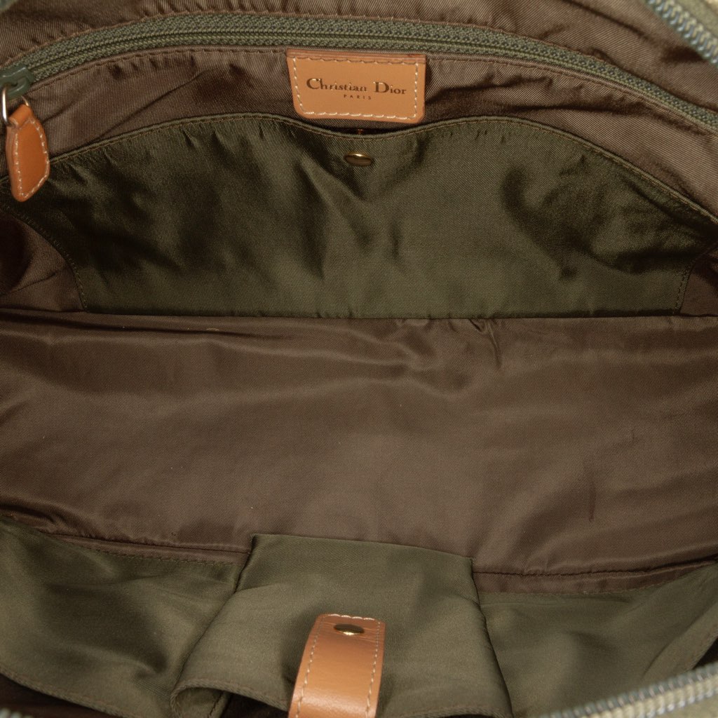 Dior Diorissimo Canvas Double Saddle Bowler Bag - 4