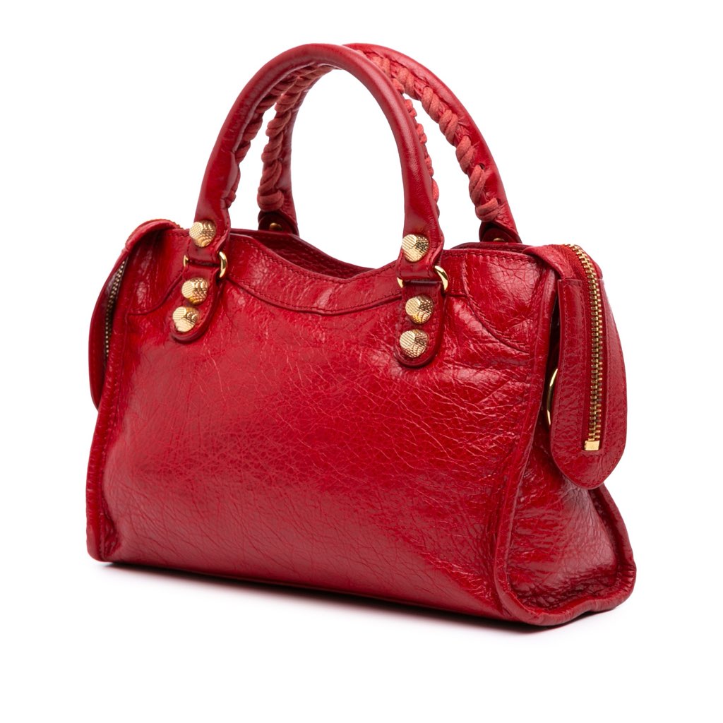 Balenciaga Mini Lambskin Motocross Giant 21 City Satchel - 2