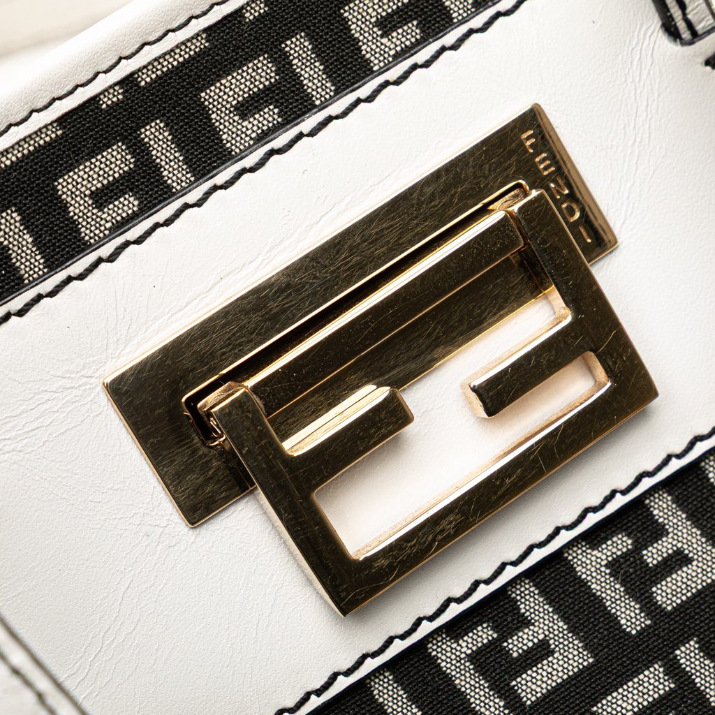 Fendi Zucchino Canvas Tote - Detail 1