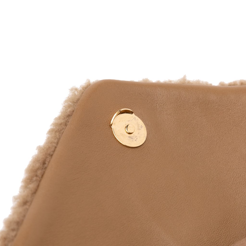 Saint Laurent Small Shearling Loulou Puffer Shoulder Bag - Image 10